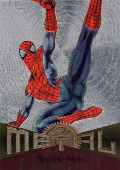 1995 Metal Marvel - Silver Flasher #78 Spider-Man Front