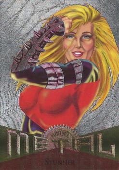 1995 Metal Marvel - Silver Flasher #79 Stunner Front