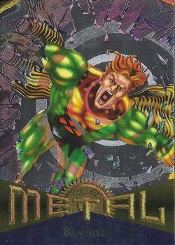 1995 Metal Marvel - Silver Flasher #84 Banshee Front