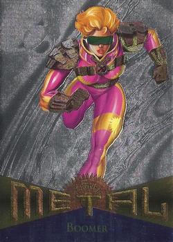 1995 Metal Marvel - Silver Flasher #87 Boomer Front