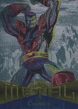 1995 Metal Marvel - Silver Flasher #90 Colossus Front