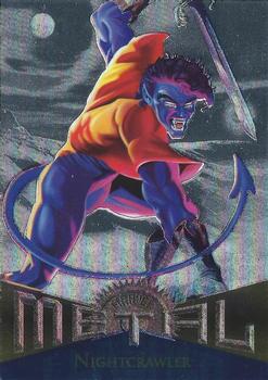 1995 Metal Marvel - Silver Flasher #108 Nightcrawler Front