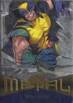 1995 Metal Marvel - Silver Flasher #125 Wolverine Front