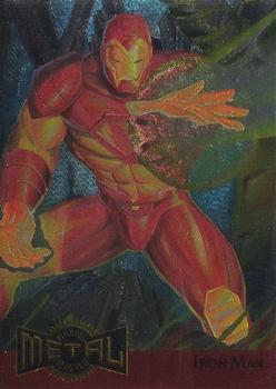 1995 Metal Marvel - Metal Blasters #7 Iron Man Front