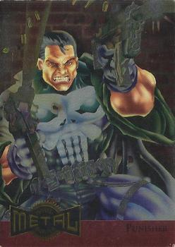 1995 Metal Marvel - Metal Blasters #9 Punisher Front