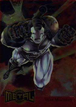 1995 Metal Marvel - Metal Blasters #17 War Machine Front