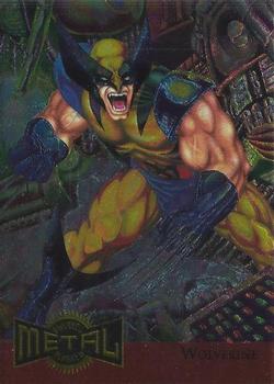 1995 Metal Marvel - Metal Blasters #18 Wolverine Front