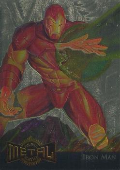 1995 Metal Marvel - Gold Blasters  #7 Iron Man Front