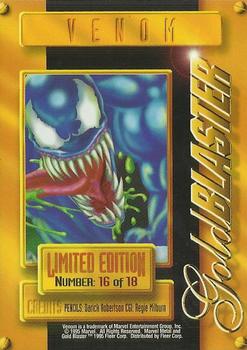 1995 Metal Marvel - Gold Blasters  #16 Venom Back