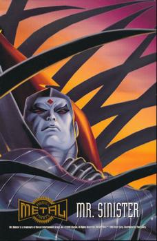 1995 Metal Marvel - Metal Prints #6 Mr. Sinister Front