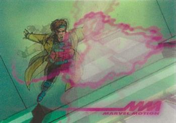 1996 Fleer/SkyBox Marvel Motion #5 Gambit Front