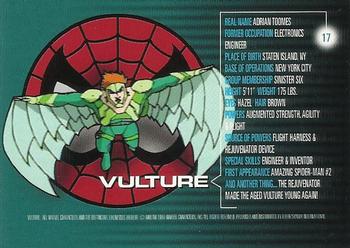 1996 Fleer/SkyBox Marvel Motion #17 Vulture Back