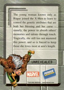 2002 Perdue Chicken Marvel #NNO Rogue Back