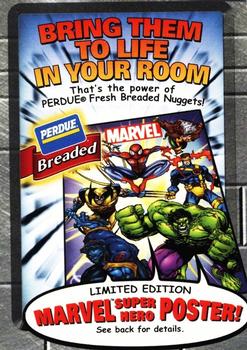 2002 Perdue Chicken Marvel #NNO Poster Offer Front