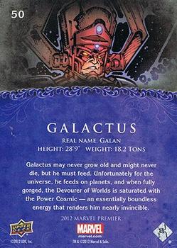 2012 Upper Deck Marvel Premier #50 Galactus Back