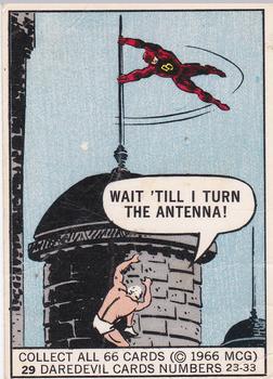 1966 Donruss Marvel Super Heroes #29 Wait 'till I turn the antenna! Front