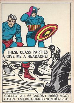 1966 Donruss Marvel Super Heroes #6 These class parties give me a headache! Front