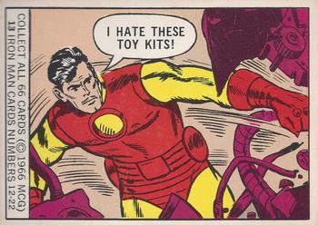 1966 Donruss Marvel Super Heroes #13 I hate these toy kits! Front