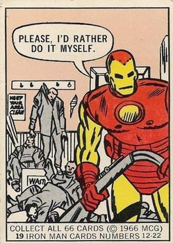 1966 Donruss Marvel Super Heroes #19 Please, I'd rather do it myself. Front