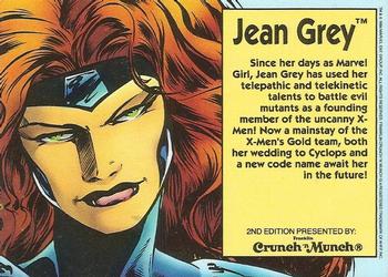 1994 Crunch 'N Munch Marvel Super Heroes #NNO Jean Grey Back