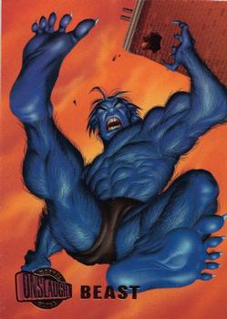 1996 Ultra Marvel Onslaught #2 Beast Front