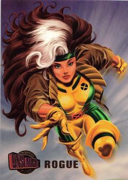 1996 Ultra Marvel Onslaught #10 Rogue Front