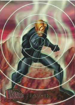 1996 Ultra Marvel Onslaught #15 Havok Front