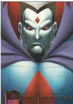 1996 Ultra Marvel Onslaught #59 Mr. Sinister Front