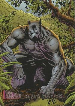 1996 Ultra Marvel Onslaught #81 Black Panther Front
