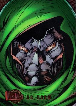 1996 Ultra Marvel Onslaught #84 Dr. Doom Front