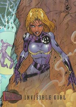 1996 Ultra Marvel Onslaught #89 Invisible Girl Front