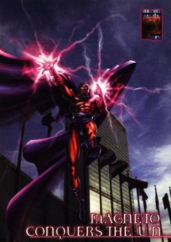 1997 Fleer/SkyBox Marvel Premium QFX #NNO Magneto Front