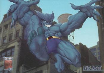 1997 Fleer/SkyBox Marvel Premium QFX #2 Beast Front