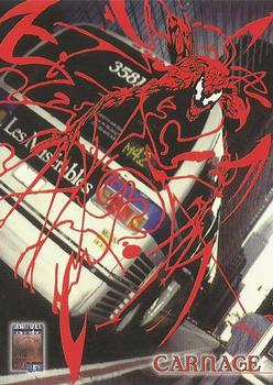 1997 Fleer/SkyBox Marvel Premium QFX #6 Carnage Front