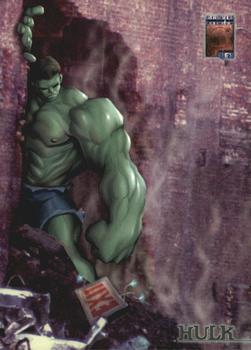 1997 Fleer/SkyBox Marvel Premium QFX #14 Hulk Front