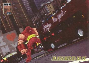 1997 Fleer/SkyBox Marvel Premium QFX #19 Juggernaut Front