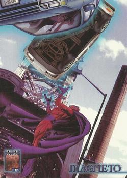 1997 Fleer/SkyBox Marvel Premium QFX #22 Magneto Front