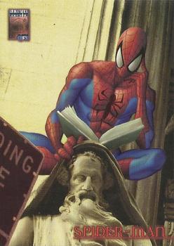 1997 Fleer/SkyBox Marvel Premium QFX #61 Spider-Man Front