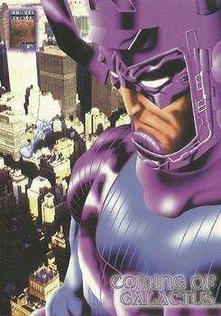 1997 Fleer/SkyBox Marvel Premium QFX #64 The Coming of Galactus Front