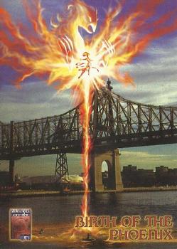 1997 Fleer/SkyBox Marvel Premium QFX #68 Birth of the Phoenix Front