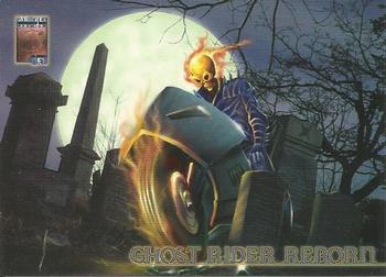 1997 Fleer/SkyBox Marvel Premium QFX #69 Ghost Rider Reborn Front