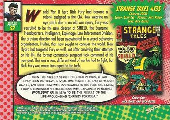 1998 SkyBox Marvel: The Silver Age #52 Strange Tales #135 Back