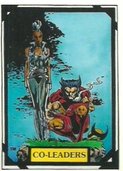 1988 Comic Images Marvel Universe III Wolverine #13 Co-Leaders Front