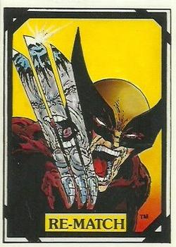 1988 Comic Images Marvel Universe III Wolverine #17 Re-Match Front