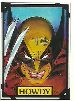 1988 Comic Images Marvel Universe III Wolverine #22 Howdy Front