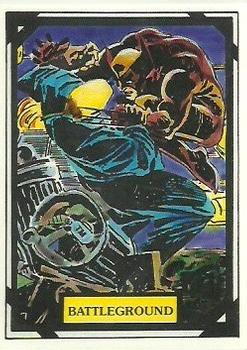 1988 Comic Images Marvel Universe III Wolverine #27 Battleground Front