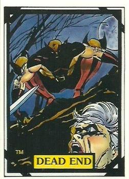 1988 Comic Images Marvel Universe III Wolverine #35 Dead End Front