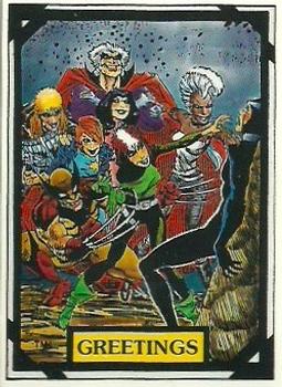 1988 Comic Images Marvel Universe III Wolverine #41 Greeting Front