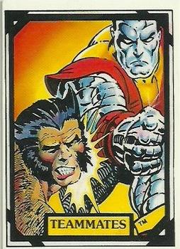 1988 Comic Images Marvel Universe III Wolverine #49 Teammates Front