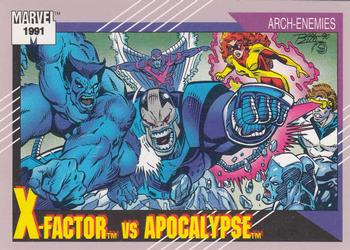 1991 Impel Marvel Universe II #101 X-Factor vs. Apocalypse Front